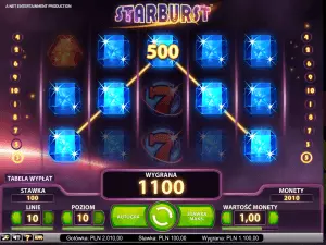 starburst wygrana bonus kasyno